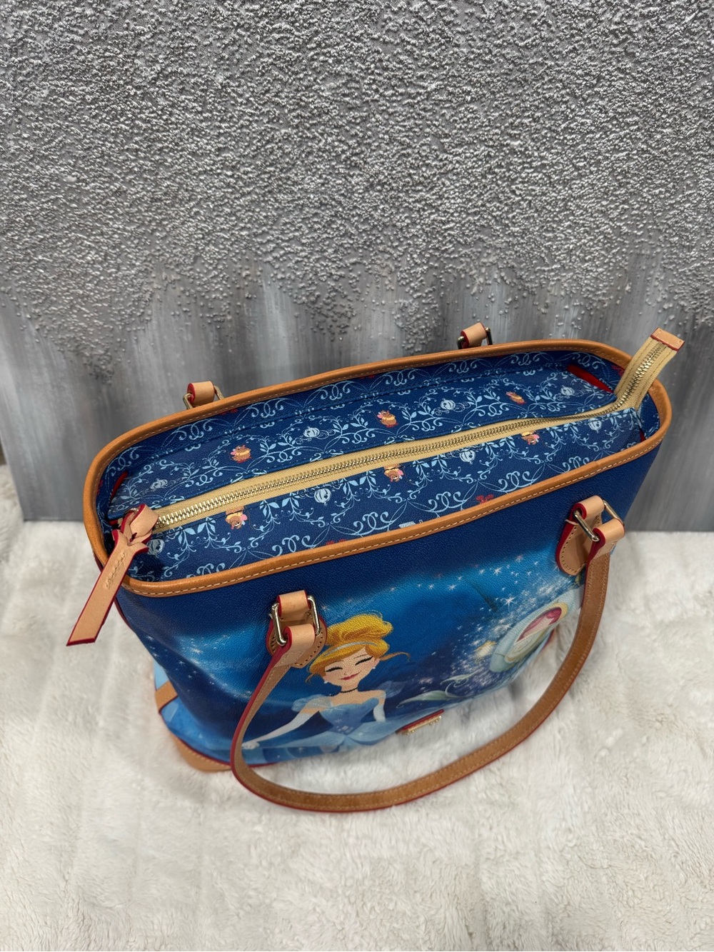 Dooney & Bourke Dream Big Cinderella Carriage Shopper Tote - Picture 2 of 12